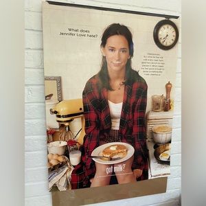 GOT MILK Vintage New Promo Poster 1999 Jennifer Love Hewitt
